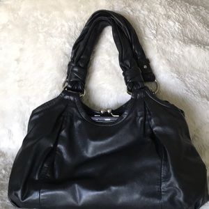 SOLD ON MERCARI-Coach Hobo Black Leather Handbag